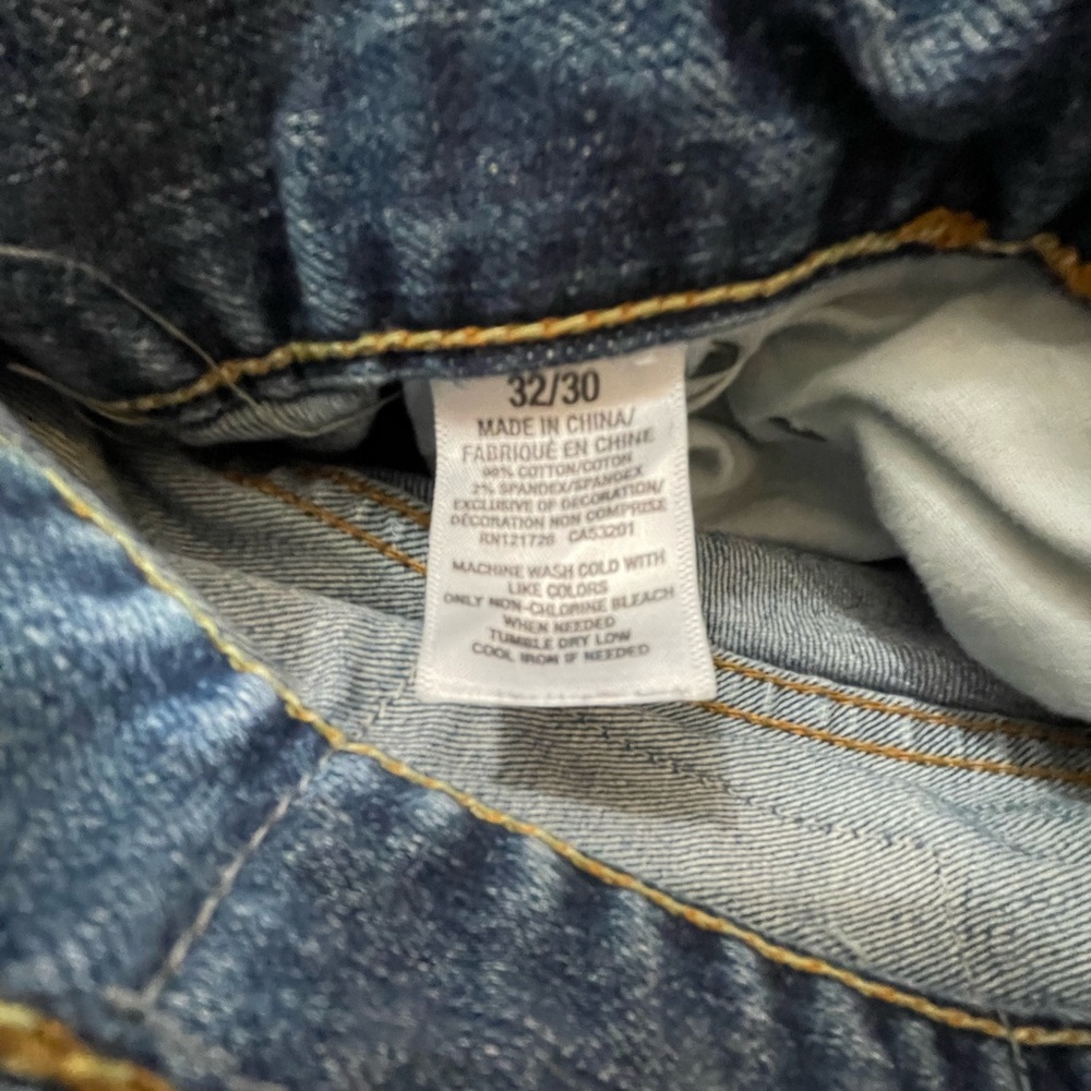 Aeropostale Men’s Straight Leg Blue Jeans - Picture 6 of 6